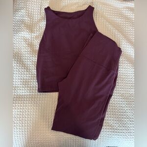 CRZ Yoga Workout Set (Top + Full Length Leggings)